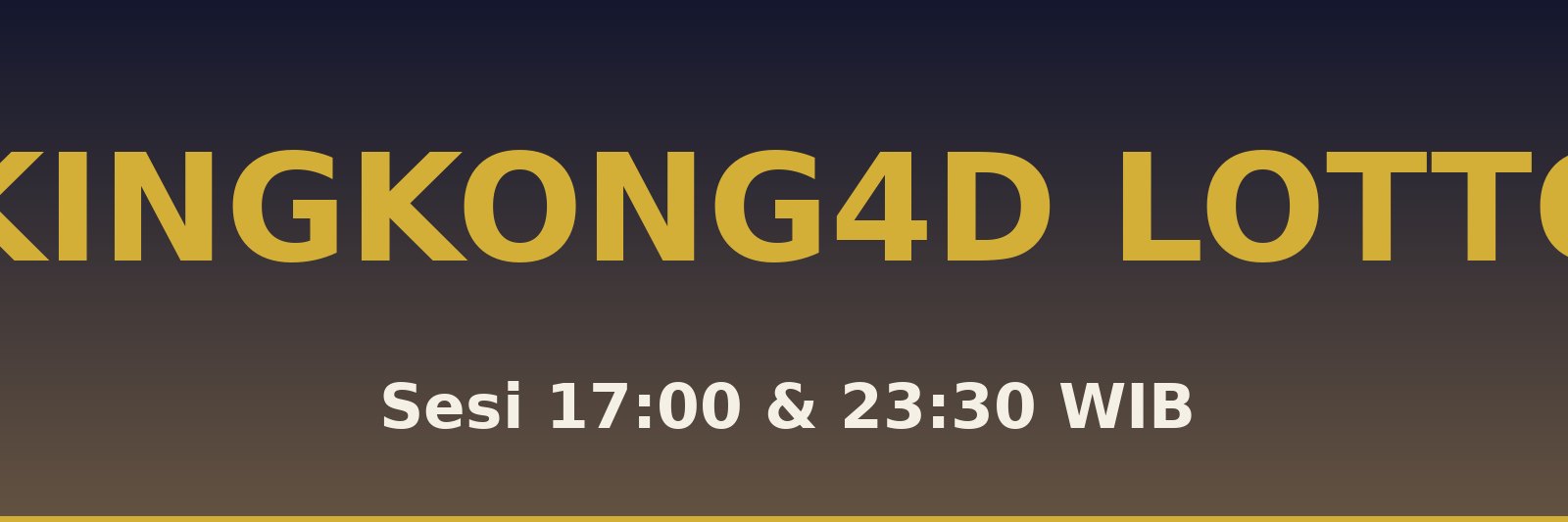 Kingkong4D Lotto Pantan Cuaca